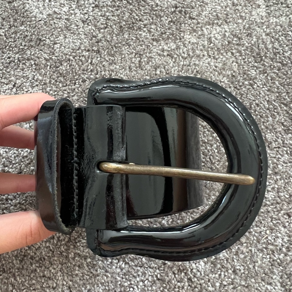 Cole Haan Thick Black Belt